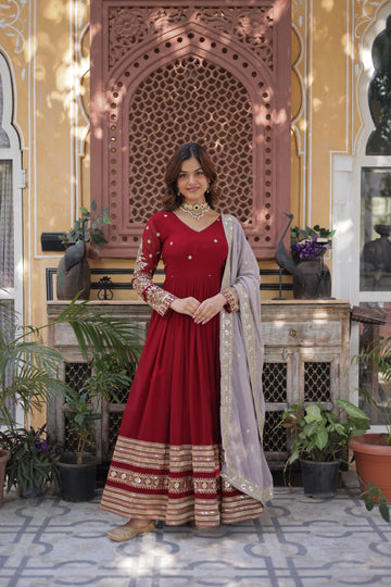 Premium Designer Red Gown