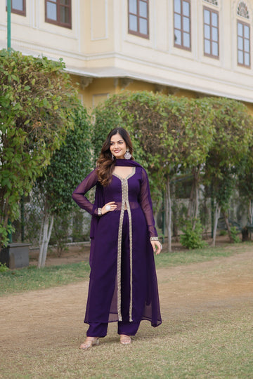 PREMIUM READYMADE KURTI WITH PANT & DUPATTA SET
