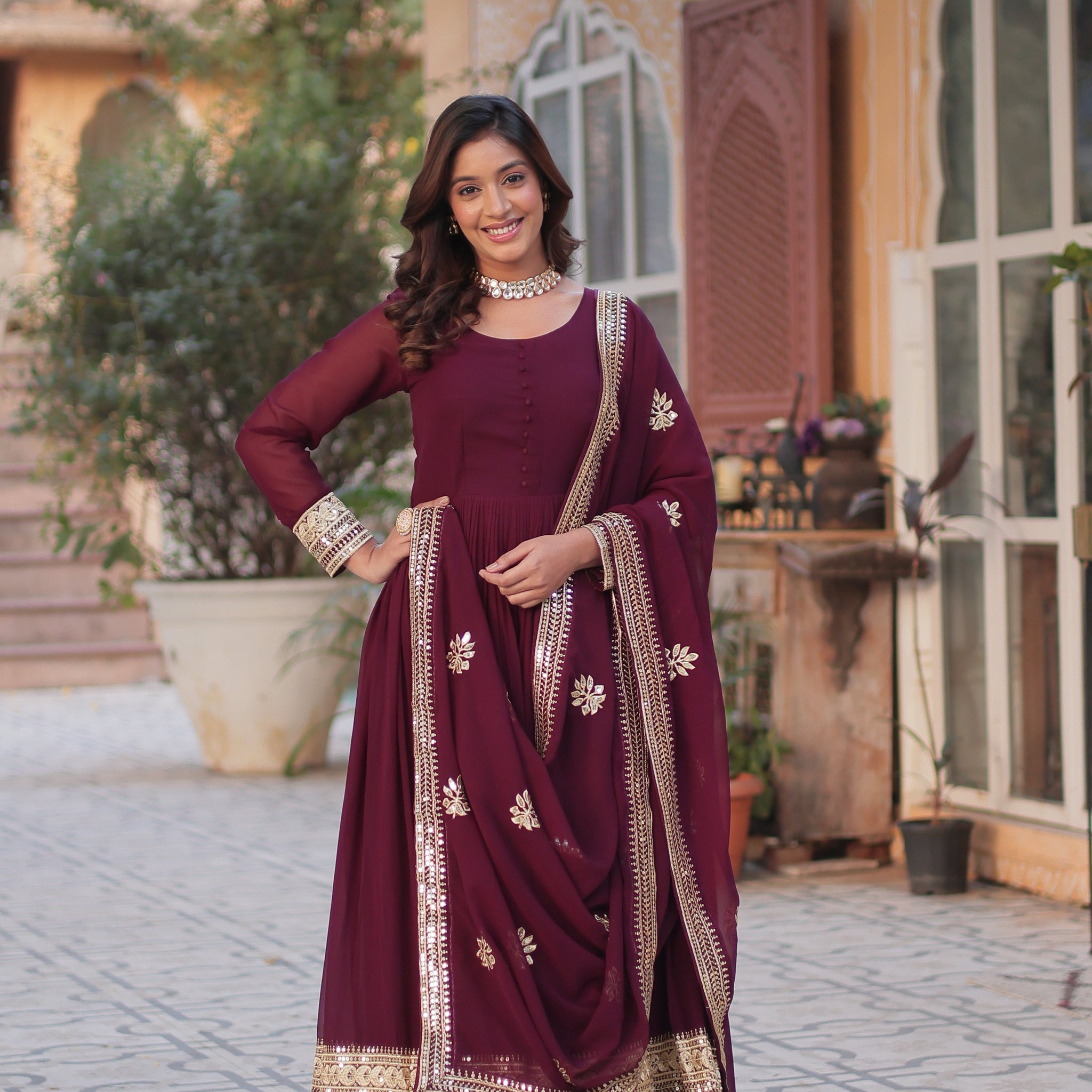 Premium Designer Readymade Gown
