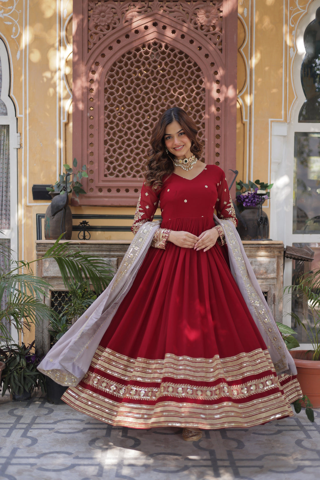 Premium Designer Red Gown