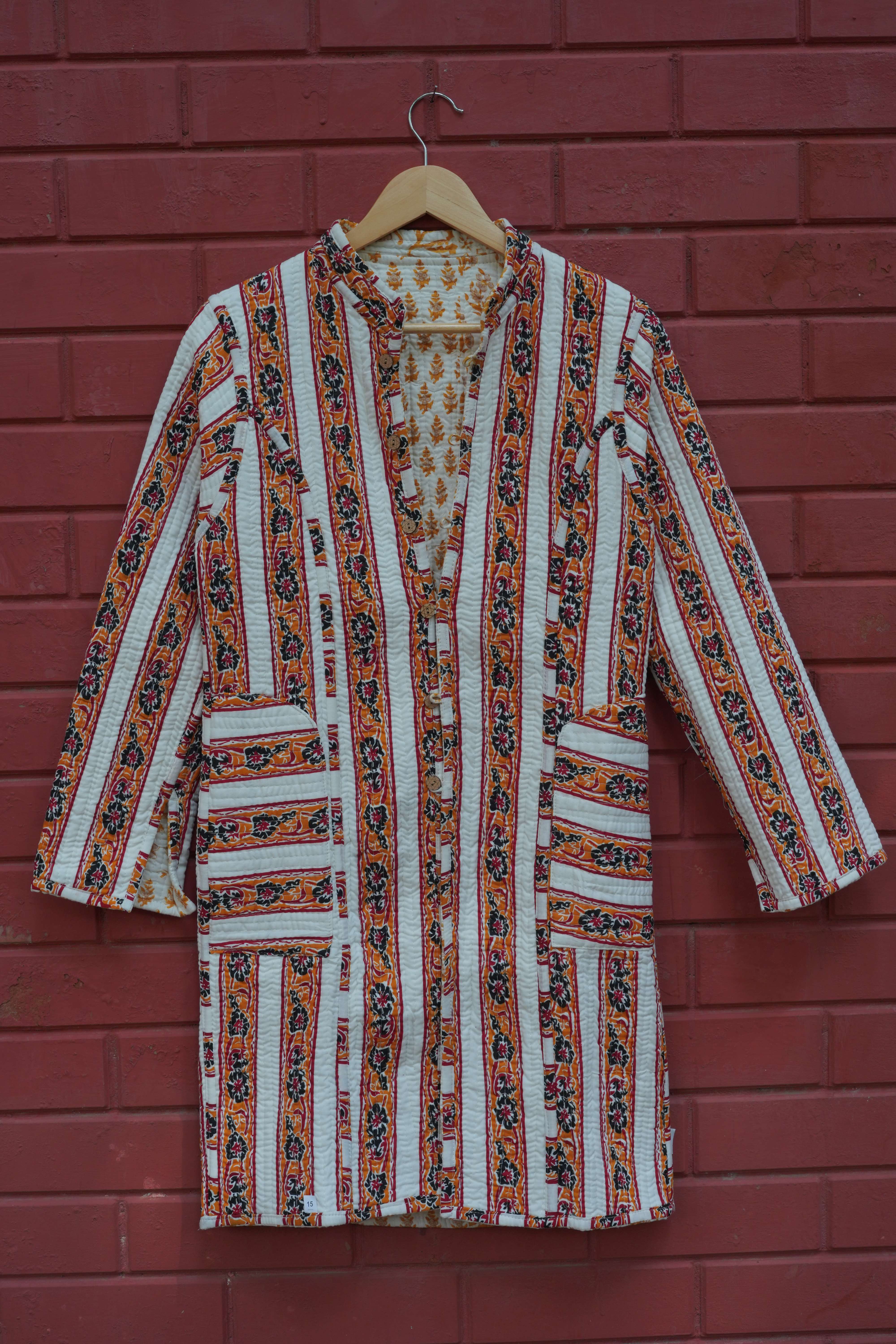 Womens Multti Color Velvet Embroidered Jacket with Floral Design