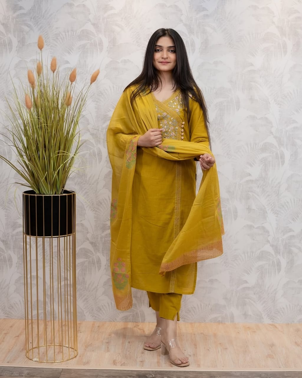 Anarkali kurta set, cotton kurta set, Noorahe 