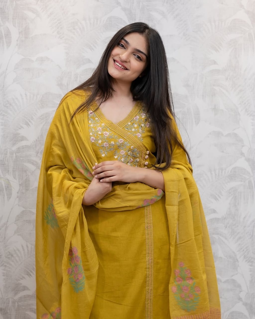 Anarkali kurta set, cotton kurta set, Noorahe 