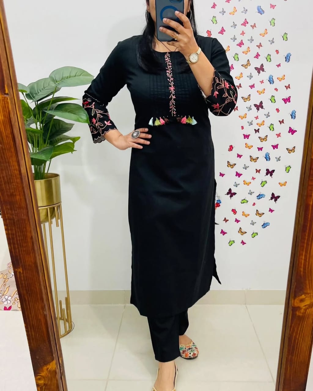 Embroidery Kurta set, cotton kurta set, Noorahe 