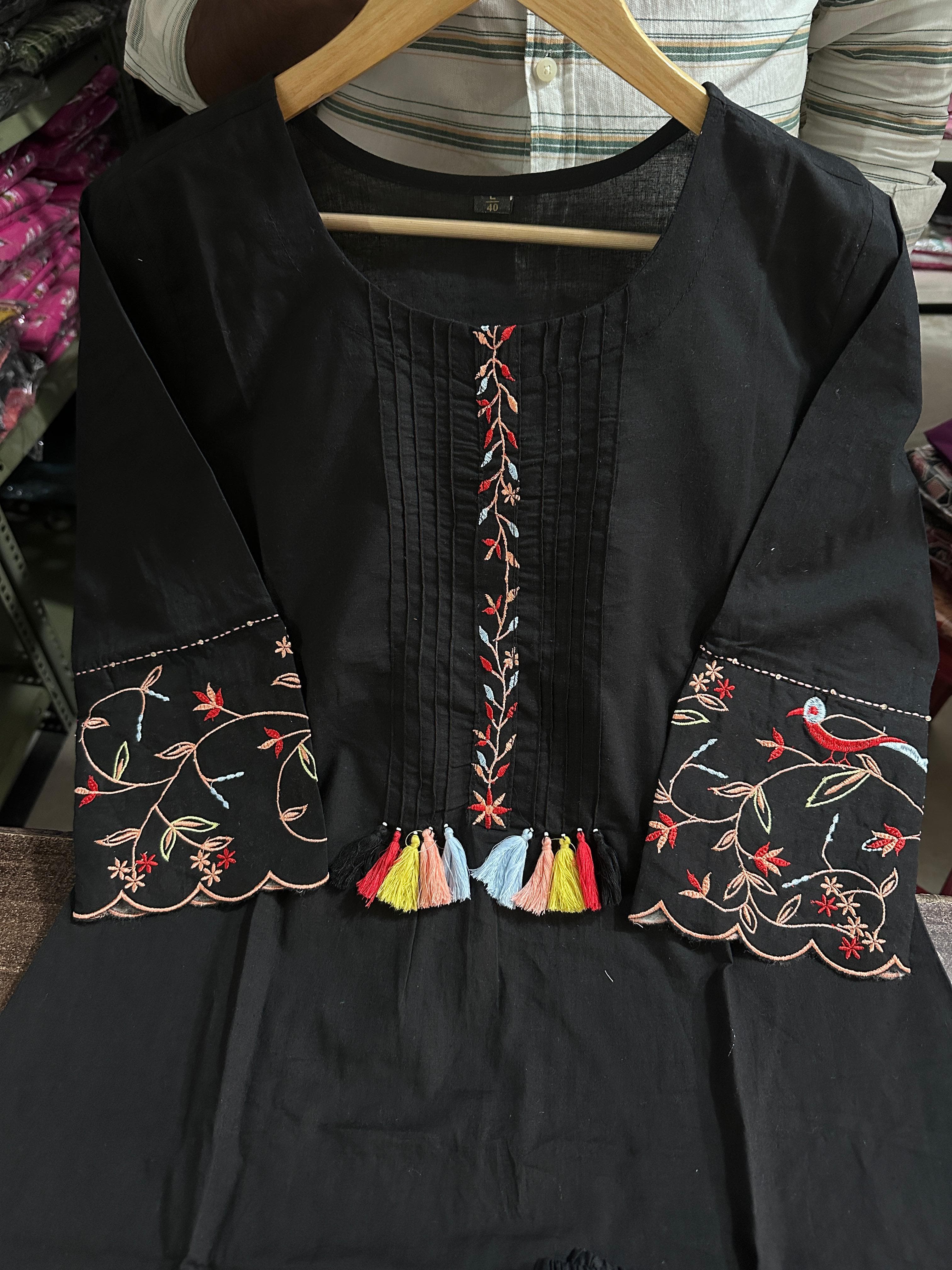 Embroidery Kurta set, cotton kurta set, Noorahe 