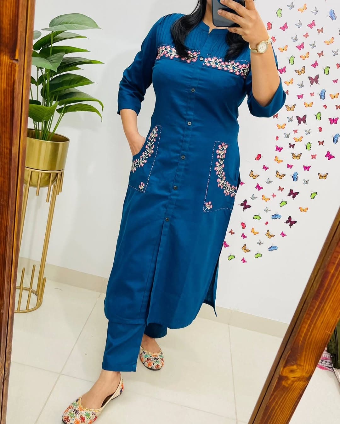 kurta set, embroidered kurta set, Noorahe 