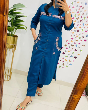 kurta set, embroidered kurta set, Noorahe 