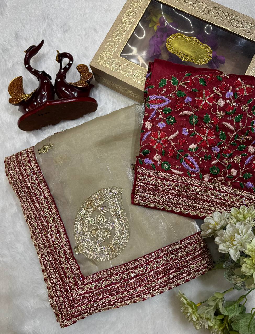 Trending Designer Pure Jimmy Choo Saree