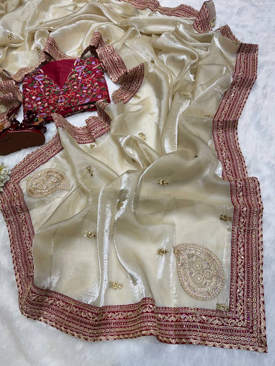 Trending Designer Pure Jimmy Choo Saree