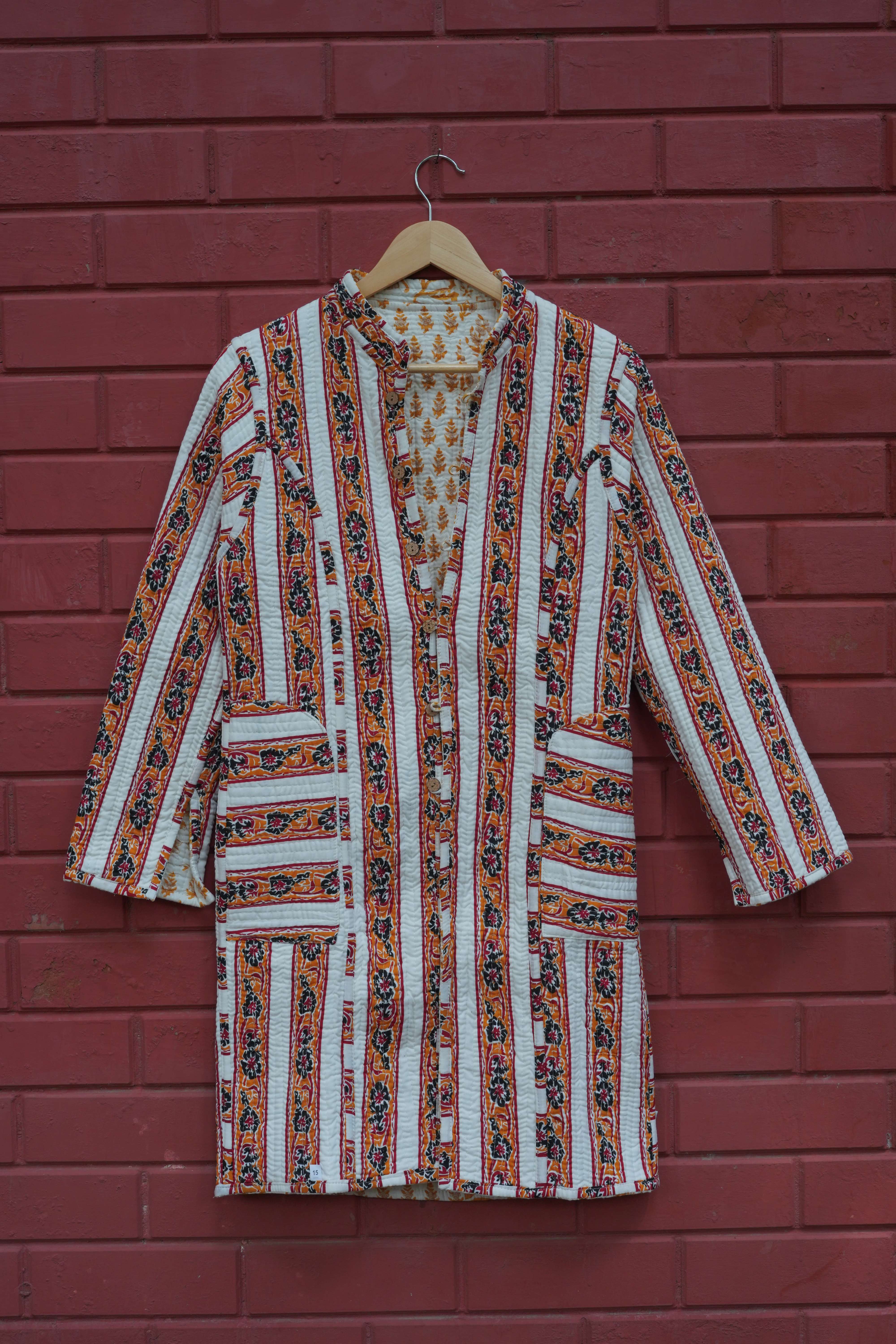 Womens Multti Color Velvet Embroidered Jacket with Floral Design